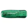 Image de Clé USB Intenso Rainbow Line 8GB USB 2.0 Verte avec capuchon
