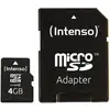 Image de Carte MicroSDHC Intenso 4GB Classe 10 Résistante Rapide Adaptateur SD