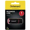Image de Clé USB Intenso 8GB USB 2.0 noire et rouge avec capuchon