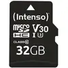 Image de Carte MicroSD Intenso 3433480 32 GB Classe 10 UHS-I V30 100 Mo/s