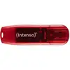 Image de Intense Rainbow Line 128 Go USB 2.0 Rouge