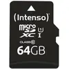 Image de Carte mémoire Intenso 3424490 64 Go MicroSD UHS-I Classe 10 U1 résistante