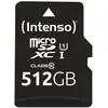 Image de Carte mémoire Intenso microSD 512GB UHS-I Performance CL10
