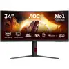 Image de Écran PC AOC G4 CU34G4CA 34" UltraWide QHD 180Hz Fast VA Courbe HDR400 USB-C 1ms