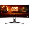 Image de AOC G2 CU34G2X/BK écran plat de PC 86,4 cm (34") 3440 x 1440 pixels Quad HD LED Noir, Rouge
