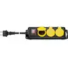 Image de Multiprise Goobay 45193 3 Prises Interrupteur Protection 3 m Étanche