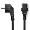Image de Goobay Câble d'alimentation CPU CEE7 vers C13 Mâle/Femelle 2m Noir