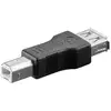 Image de Goobay Adaptateur USB A vers USB B Femelle/Mâle Noir