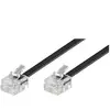 Image de Goobay Câble Téléphonique RJ11 6P4C Mâle/Mâle 3m