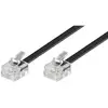Image de Goobay Câble Téléphonique RJ11 6P4C 10m Noir
