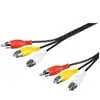 Image de Goobay Câble AV 3xRCA Mâle/Mâle 3m Noir
