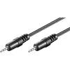 Image de Goobay Câble Audio Stéréo Jack 2.5 Mâle/Mâle 1,5m Noir