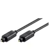 Image de Goobay Câble Audio Optique Toslink Mâle/Mâle 2m Noir