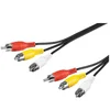 Image de Goobay Câble AV 3xRCA Mâle/Mâle 10m Noir