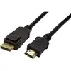 Image de Goobay Câble Adaptateur DisplayPort vers HDMI Mâle/Mâle 1m Noir