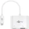 Image de Adaptateur Goobay 52430 USB 3.2 Type-A+C HDMI VGA Blanc Polyvalent