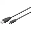 Image de Câble Goobay USB 2.0 vers USB-C 50 cm Noir