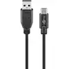 Image de Câble USB Goobay 55469 USB-C vers USB-A 3 m Noir Charge rapide