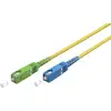 Image de Cable Fibre Optique Goobay 25 m OS2 SC-APC/SC-UPC FTTH Monomode