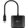 Image de Adaptateur graphique Goobay 60171 USB-C vers 2x DisplayPort HDR 4K/8K ABS