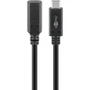 Image de Câble USB-C Goobay 61038 1 m USB 3.2 Gen 2 Noir Extension