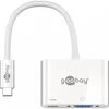 Image de Goobay Hub USB-C/VGA vers USB-C Mâle/Femelle 0,15 m Blanc