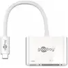 Image de Goobay Câble Adaptateur DVI/PD vers USB-C 15 cm Blanc