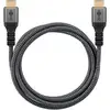 Image de Cable HDMI Goobay 64995 3 m HDMI 2.0 18 Gbit/s Noir Argent