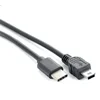Image de Câble USB-C 3.1 vers Mini USB Mâle/Mâle 1m Noir