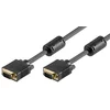 Image de Cable VGA Goobay 30 m Macho a Macho Noir avec Ferrite