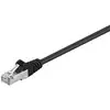 Image de Câble Goobay 68667 Cat5e 10 m Noir SF/UTP RJ-45