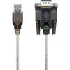 Image de Cable Adaptateur USB vers RS-232 DB9 Mâle 1,5 m Noir Générique