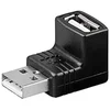 Image de Goobay Adaptateur USB 2.0 Mâle/Femelle Coudé Noir