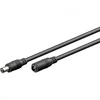 Image de Goobay Câble d'alimentation CC Femelle/Mâle 5,5x2,1 mm 10 m Noir