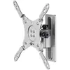 Image de Support mural TV Goobay 71987 inclinable et pivotant 23" à 42" argent