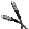 Image de Câble USB-C Goobay 74210 USB4 40 Gbit/s Power Delivery 0,5 m Noir Gris