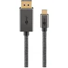 Image de Adaptateur vidéo Goobay 75707 USB Type-C vers DisplayPort 1 m 4K@60Hz