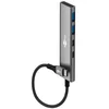 Image de Hub Goobay 4 ports 5 Gbit/s modèle 76563 USB-C aluminium ultra-compact