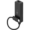 Image de Adaptateur Goobay 76579 USB-C vers RJ-45 0,1 m Noir