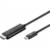 Image de Câble Goobay USB-C vers HDMI Mâle/Mâle 1,8 m Noir