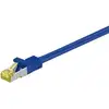Image de Cable réseau Goobay RJ-45 CAT7 0,25 m Bleu S/FTP