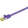 Image de Câble réseau Goobay RJ-45 CAT7 0,25 m S/FTP Violet