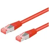 Image de Cable reseau Goobay Cat6a-1000 10 m RJ45 Rouge