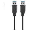 Image de Goobay Câble USB 3.0 Mâle/Mâle 3m Noir