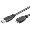 Image de Cable USB 3.2 Goobay 95026 1,8 m USB-A vers Micro-USB B Noir