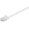 Image de Goobay Câble Réseau Plat RJ45 UTP Cat.6 1m Blanc