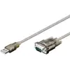 Image de Goobay Câble Série RS232 vers USB Mâle/Mâle 1,5 m