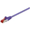 Image de Cable réseau Goobay 95530 Cat6 S/FTP 7,5 m Violet