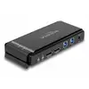 Image de Commutateur KVM DeLock 11476 DisplayPort 1.4 8K 60 Hz USB 5 Gbit s Audio