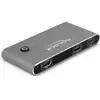 Image de Switch KVM DeLock 11486 USB-C HDMI 8K 60 Hz 3x USB-A 2.0 métal